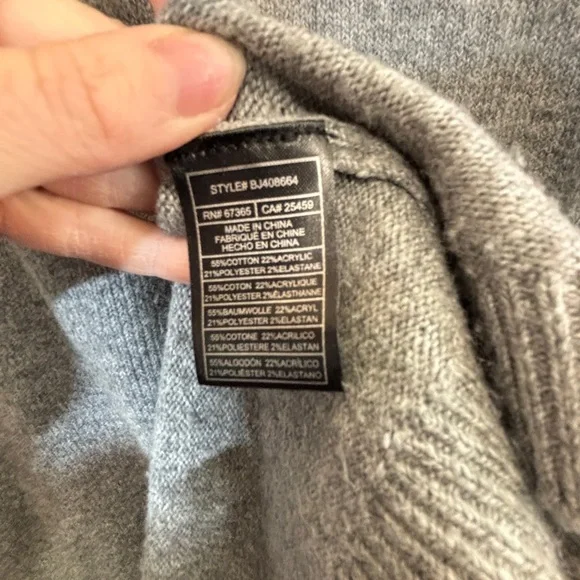 BB Dakota Gray Bell Sleeve Sweater Dress - Picture 4 of 4